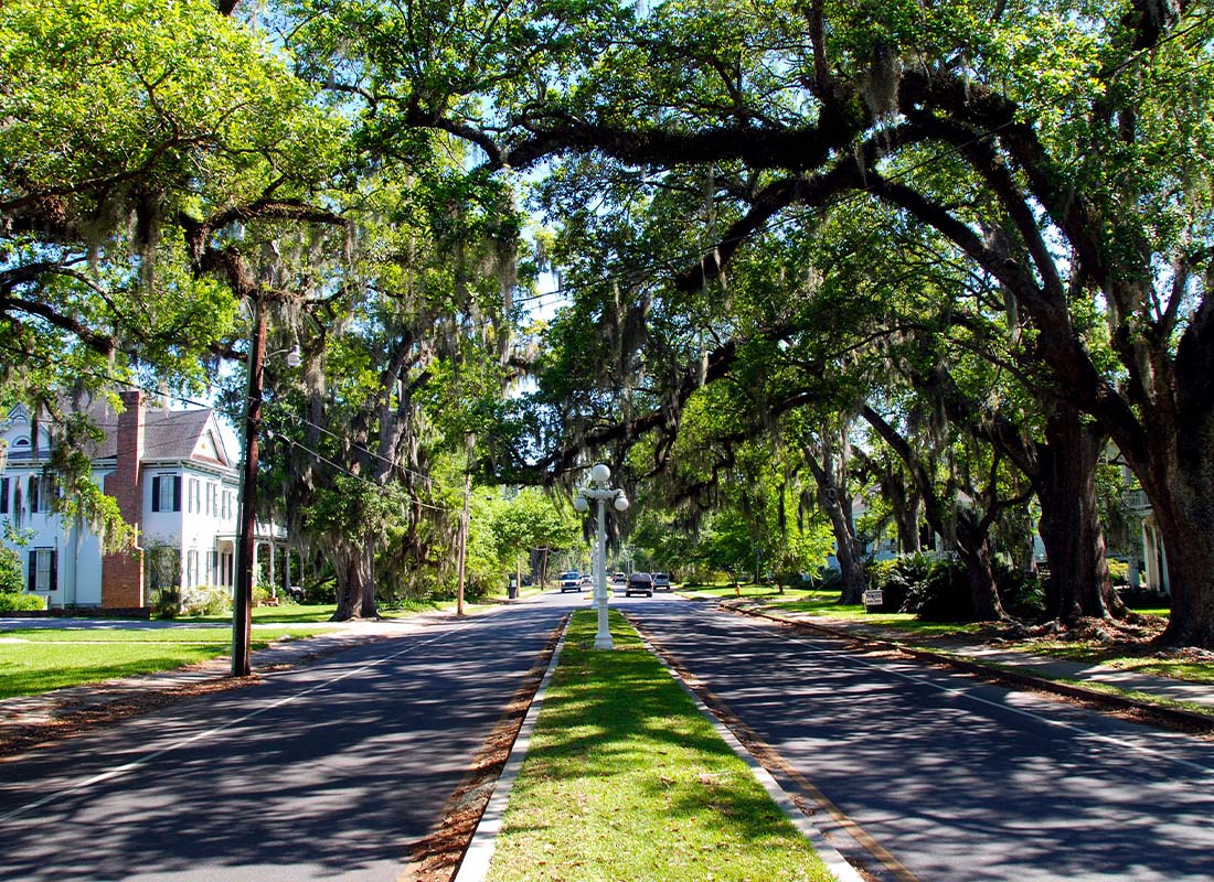 About Our Agency - Scenic View of a Main Street in Louisiana